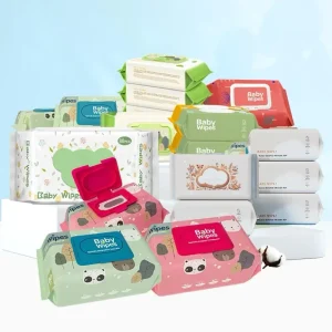 Wet Wipes New Design Spunlace Baby Wet Wipes Biodegradable and Free of Chemicals for Wet Cleansing