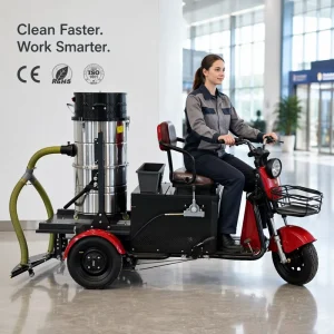 Wet and Dry Industrial Vacuum Cleaner with Filtration, 100L, 1800W Suction