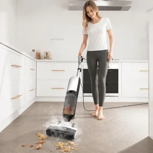 Wet and Dry Vacuum Cleaner Steam Mop with HEPA Filtration for Home and Hotel Use