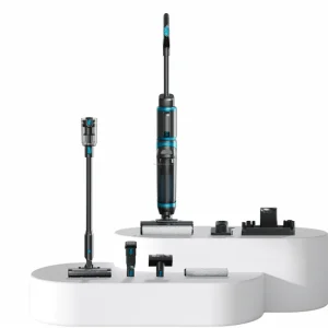Wet and Dry Vacuum Cleaner for Household Floor Mopping and Cleaning, 26 kPa Self-Cleaning