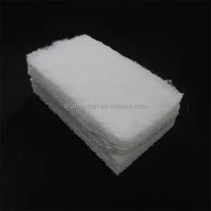 White Commercial Scrubbing Pad Scouring Sponge