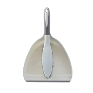 White Hand Broom and Dustpan Set for Kitchen