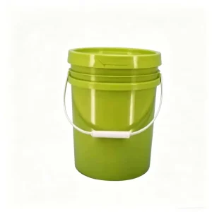 White Plastic Bucket for Construction Mortar and Cement Mixing Applications