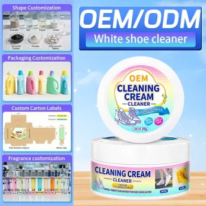 White Shoes Eco friendly Deep Cleaning Bleach Water resistant Agent for Care and Maintenance to Remove Stains Cleaning Products