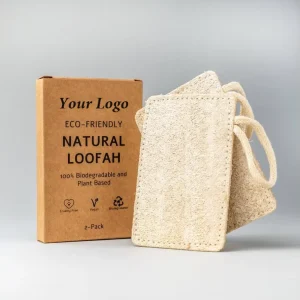 Whole Natural Loofah Healthy Dish Scouring Pad for Kitchen Bath Sponge Body Exfoliating Scrubber