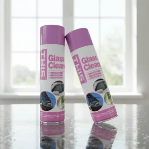 Wholesaler Glass Cleaner Foaming Aerosol Spray Sprayway Foam Window Cleaner Oil Film Double Faced Car Glass Cleaner THIS C1 200