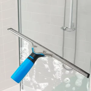 Window Cleaning Custom 14 Inch Stainless Steel Shower Window Squeegee Long Handle