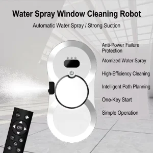 Window Cleaning Robot Suppliers OEM ODM Smart Electric Window Washer with Safety Lock for Building Glass