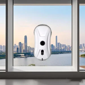 Window Cleaning Robot with Electric Suction Power and Intelligent Navigation for High Windows