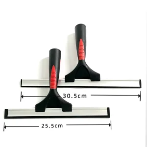Window Glass Squeegee Cleaning Shower Mirror Cleaning Tool Car Window Glass Plastic Scraper Wiper with Iron Handle