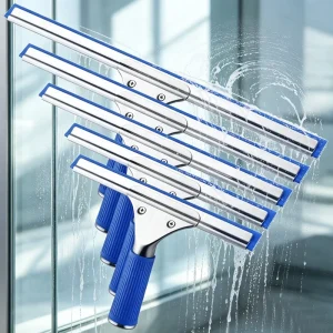 Window Squeegee Cleaning Tool Glass Wiper Scraper Shower Squeegee Mirror Car Rubber Blade Hotel Household Clean