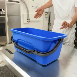Window Squeegee Glass Cleaning Bucket Kit Pattern PP Handle Portable Customizable LOGO Factory Direct 12L Blue Bucket