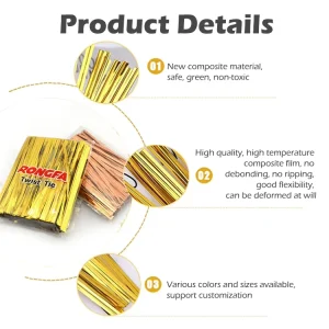 Wire Twist Tie Closer for Household Trash Bags and Food Bags
