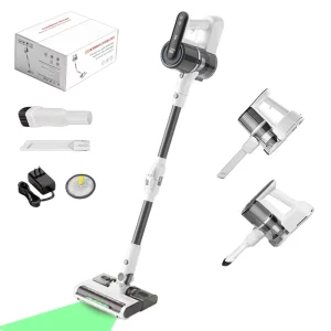 Wireless Bagless 180W Vacuum Cleaner Foldable Suction Drag Integrated Rolling Brush HEPA Filter Household Carpet Floor Large