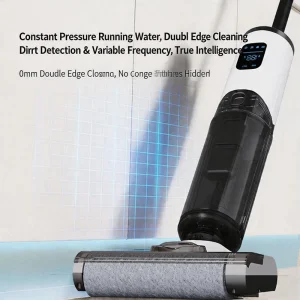 Wireless Electric Floor Cleaner Hard Floor Washer All-in-One Mop Automatic Water Cleaning 10000Pa Suction for Household Use
