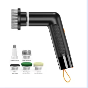Wireless USB Rechargeable Electric Spin Scrubber for Kitchen and Bathroom Cleaning