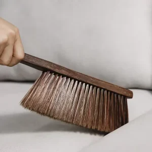 Wooden Handle Bed Brush Soft Bristles Dust Remover Brush for Bed Sofa Furniture Cleaning