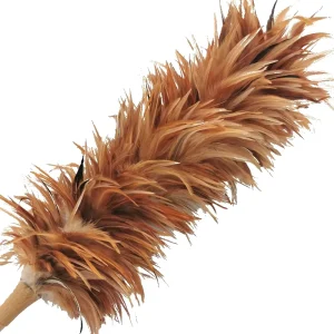 Wooden Handle Natural Chicken Feather Dusters High Quality Dusters for Cleaning