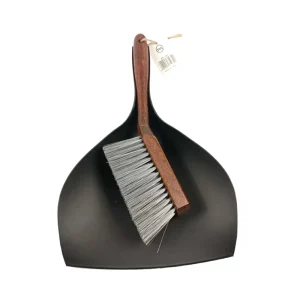 Wooden Retro Long Handled Small Household Cleaning Broom Set Two Piece Set Dustpan Brush