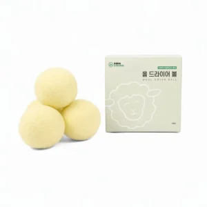 Wool Dryer Balls 100% Organic New Zealand Wool Felt Balls 6pcs pack for Home Laundry Wrinkle Control