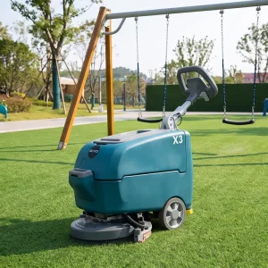 X3 Hand-Propelled Floor Scrubber 10MPA Disk Brush Pressure Floor Scrubbing Dryer Machine