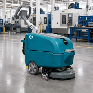 X3 Walk-Behind Electric Automatic Floor Scrubber with Simple Control Handle