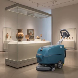 X3 Walk-Behind Floor Scrubber 24V 7.5A Charger Indoor Commercial Floor Washing Equipment