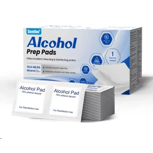 X30 Herbal Alcohol Wipes (10ml) Sterile Prep Pads for Body Use with Safety Benefits