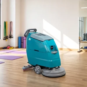 X6 Walk-Behind Floor Scrubber 68 dBA Low-Noise Design for Shopping Malls, Offices, and Hotels