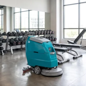 X6 Walk-Behind Floor Scrubber with Aluminum Brush Cover