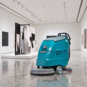X6 Walk-Behind Floor Scrubber with Foldable Push Handle