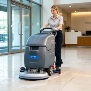 X60 Heavy Duty Ride On Floor Scrubber Cleaner 60L Fresh Tank 65L Recovery Tank 510mm Cleaning Path