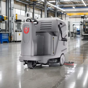 X7 Ride-On Automatic Industrial Floor Scrubber, 660 mm, 24 V, for Warehouses and Logistics Centers