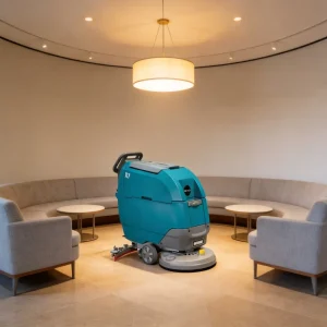 X7D Walk-Behind Electric Vacuum Floor Scrubber for Stubborn Stain Removal