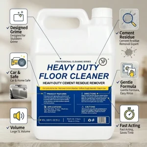 X9 Liquid Stain Remover with 15-30% Active Ingredients for Black Mold, Yellow Stains, and Tire Marks