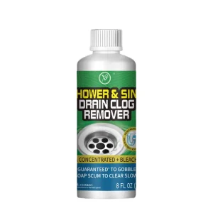 X9 Pipe Unclogger Liquid Drain Cleaner Powerful Formula (15 30% Active Ingredients) Dissolves Hair Grease Grime Deodorizes