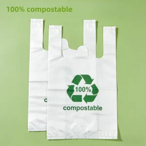 XC BIO Biodegradable Customizable 55 60 Gallon Large Volume Black PLA Commercial & Household Trash Bags