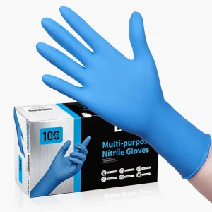 XINGYU 12mil Powder Free Disposable Nitrile Gloves 12 Inches Food Safe Work Gloves Non Sterile Cooking Blue Nitrile Gloves