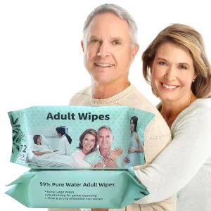 XL Unscented Biodegradable Disposable Adult Cleaning Wet Wipes
