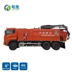 Xianglong CT2500V Combined Sewer Cleaning Truck Vacuum Sewage Suction Hydrovac Vehicle Siemens Pump Pratissoli Unit 200Bar