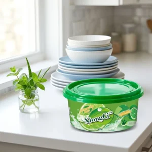 XiongCi 400g Eco-Friendly Dishwashing Detergent Paste with Lemon Fragrance 30%-50% Active Ingredients for Kitchenware