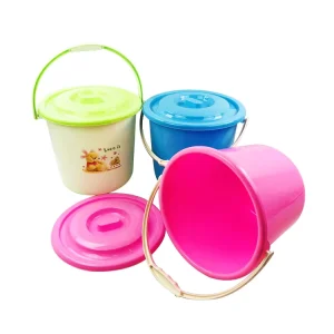 YC005 PP Plastic Bucket, 22L, with Lid