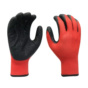YG 13-Gauge Polyester Crinkle Latex-Coated Anti-Static Safety Gloves