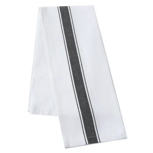 Yarn Dyed Cotton Striped Tea Towels Commercial Grade Kitchen Dish Cloths