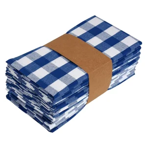 Yarn Dyed Woven 100% Cotton Eco Friendly Reusable Quick Dry Plain Kitchen Hand Towel Set