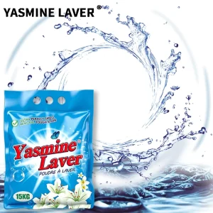 Yasmine Laver ODM OEM Bulk High Foam Laundry Detergent 15kg Washing Powder Soap for Apparel for Home and Commercial Use