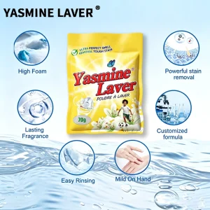 Yasmine Laver Wash Powder Washing Powder Detergent OMD OEM Bulk Laundry Detergent