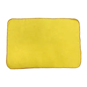 Yellow Cotton Shoe Cleaning and Polishing Cloth for Hotels
