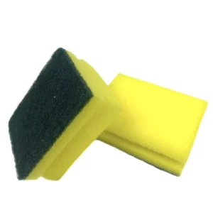 Yellow Green Polyurethane Kitchen Cleaning Sponge Pad for Pet Cleaning