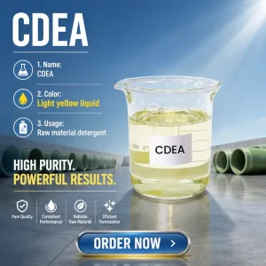 Yellow Liquid Cocodiethanolamide (Coconut Diethanolamide) 99% 99.9% CAS 68603 42 9 Nonionic Surfactant Cosmetic Detergent